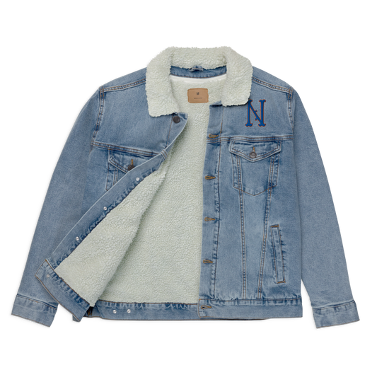 Nida or Nowhere | Blue Denim Sherpa Jacket