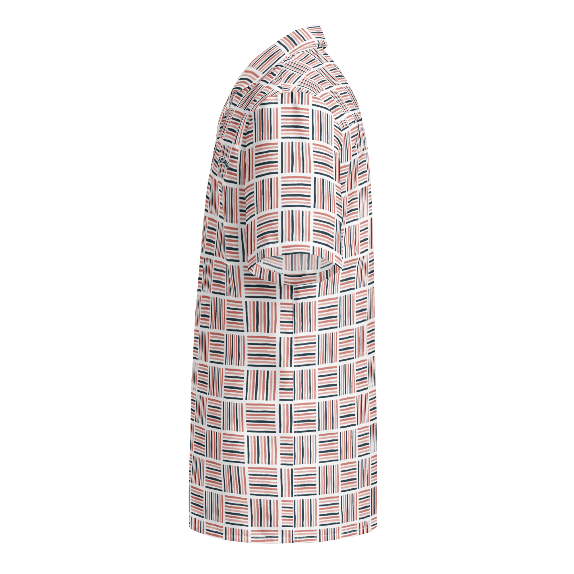 Nida Dusk | Coral Rouge Button Summer Shirt