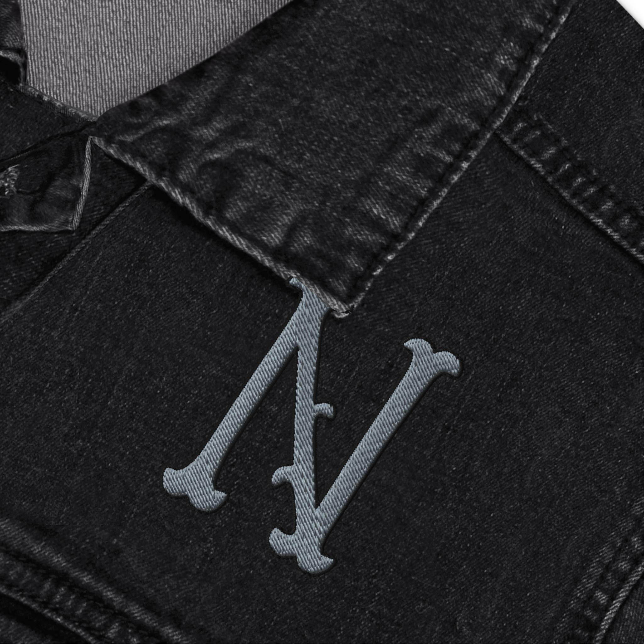 Nida or Nowhere | Black Denim Jacket