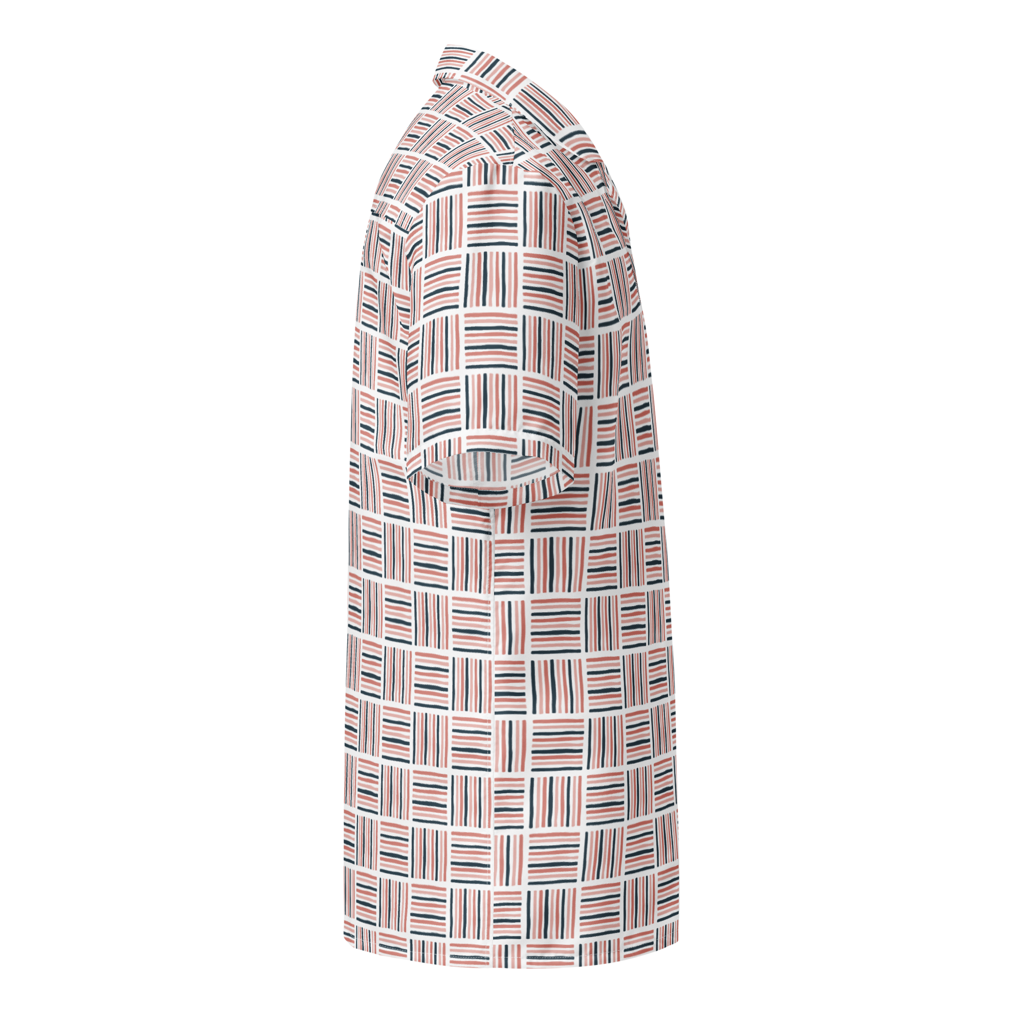 Nida Dusk | Coral Rouge Button Summer Shirt