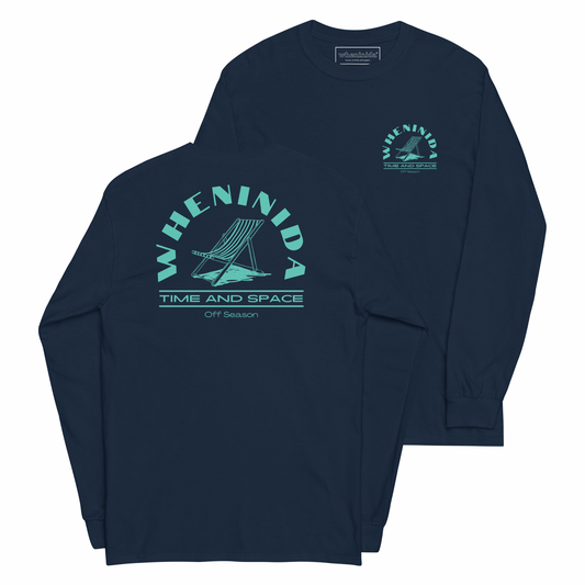 Off Season | Navy Blue Long Sleeve Shirt