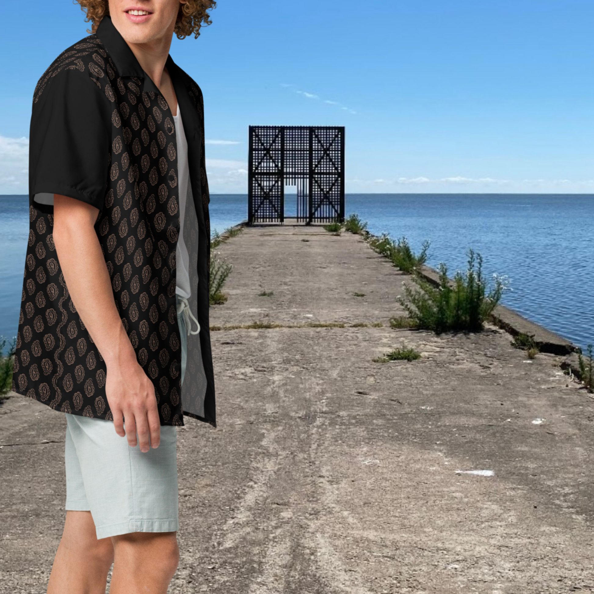 Nida Pier | Summer Button Shirt | Nidos Prieplauka | Marškiniai