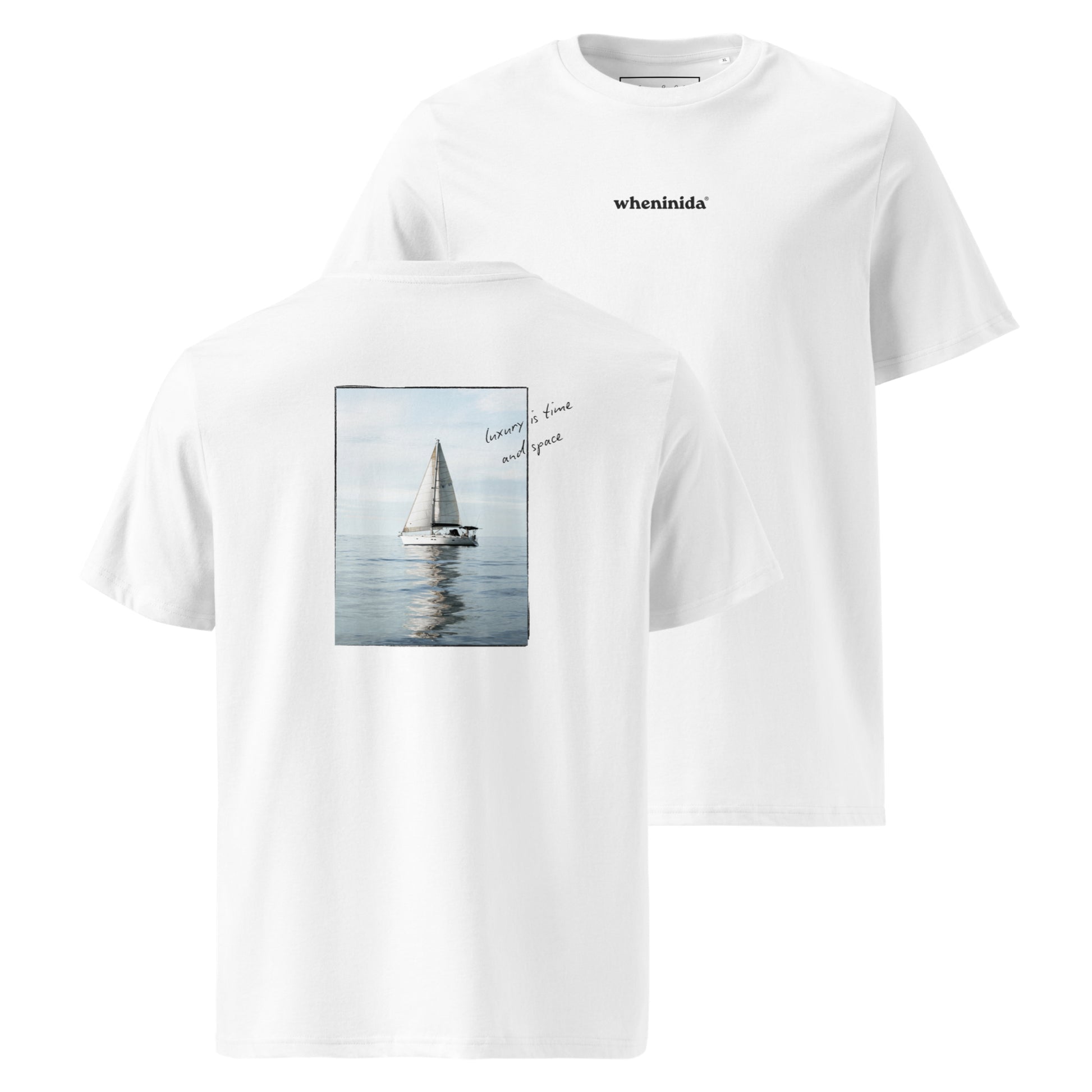wheninida t-shirt nida sailboat