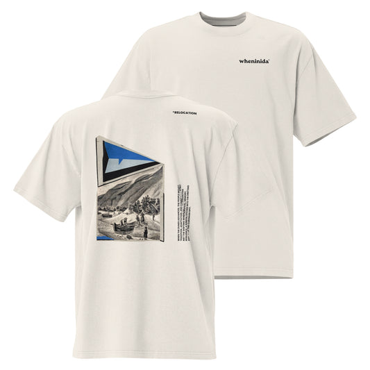 *Relocation | Off-White Oversized T-Shirt
