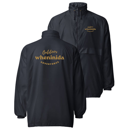 Outdoor Adventures | Navy Blue Packable Rain Jacket