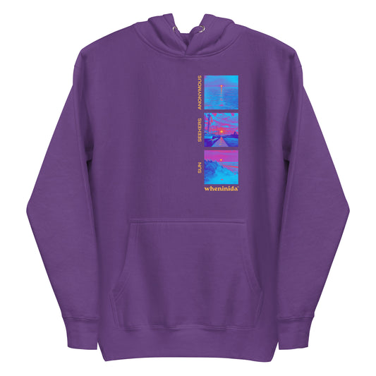 Sun Seekers Anonymous | Hoodie | wheninida