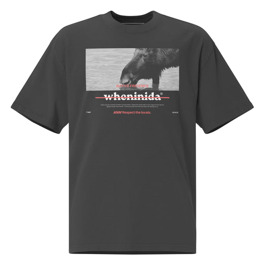 Nida Moose | Respect the Locals | T-Shirt | wheninida